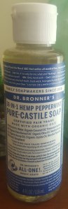 Dr Bronner's Peppermint Hemp oil 18 in 1